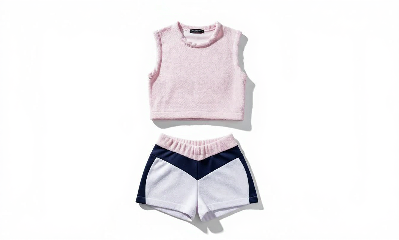 Pink 2 Piece Set Back View